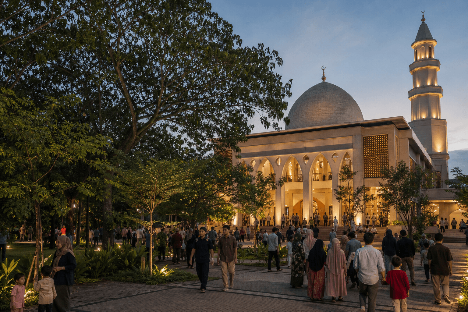 Masjid sebagai pusat kehidupan warga