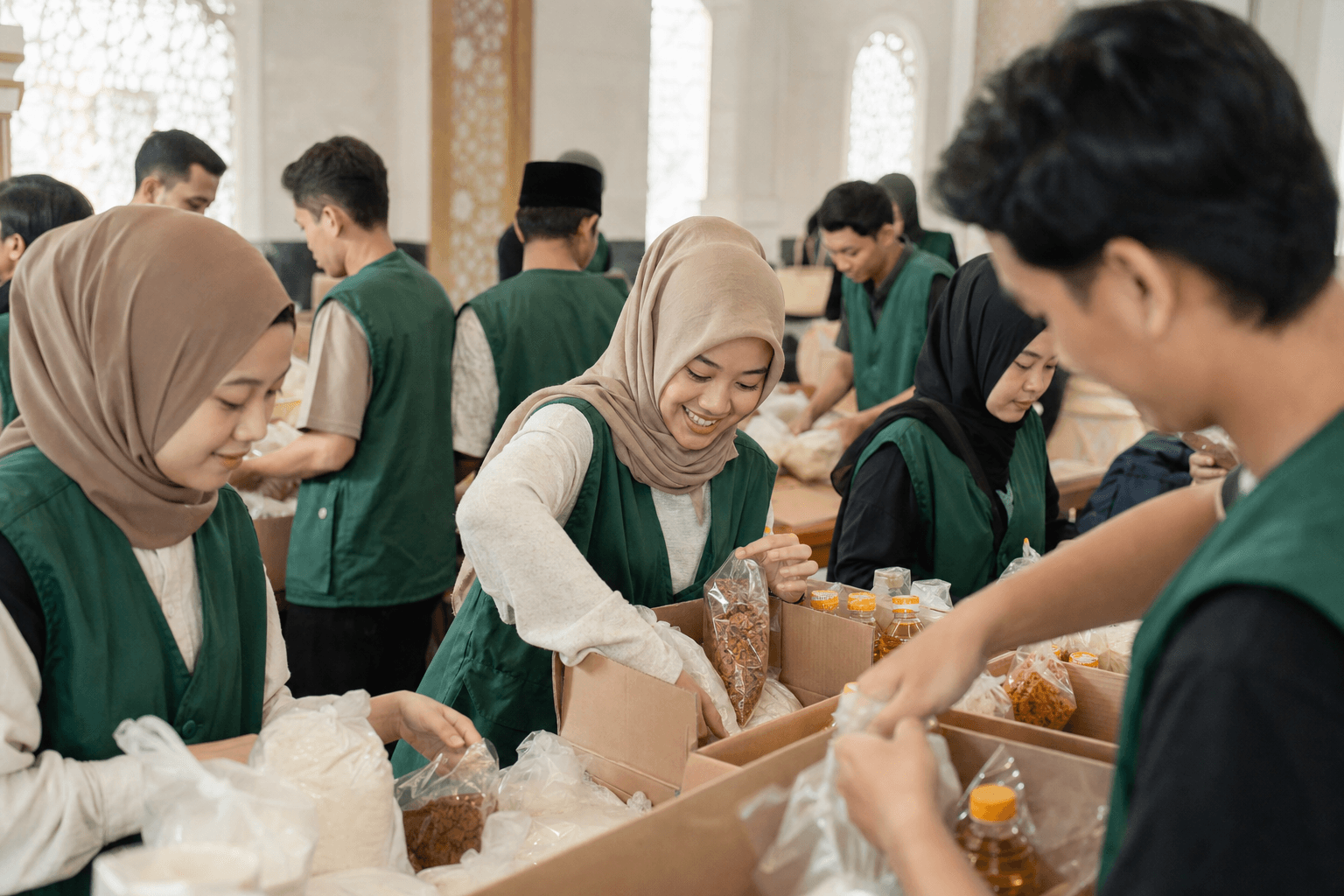 متطوعون ومجتمعات يعملون معًا